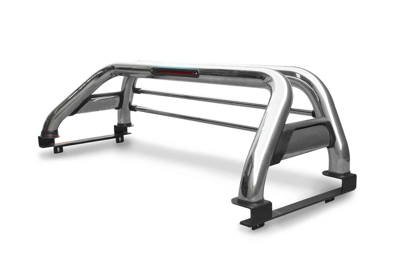 Barra Antivuelco Acero Inoxidable Mitsubishi L200 2024+ | Luz de Freno y Base para Lona | Kangaroo Chile 2