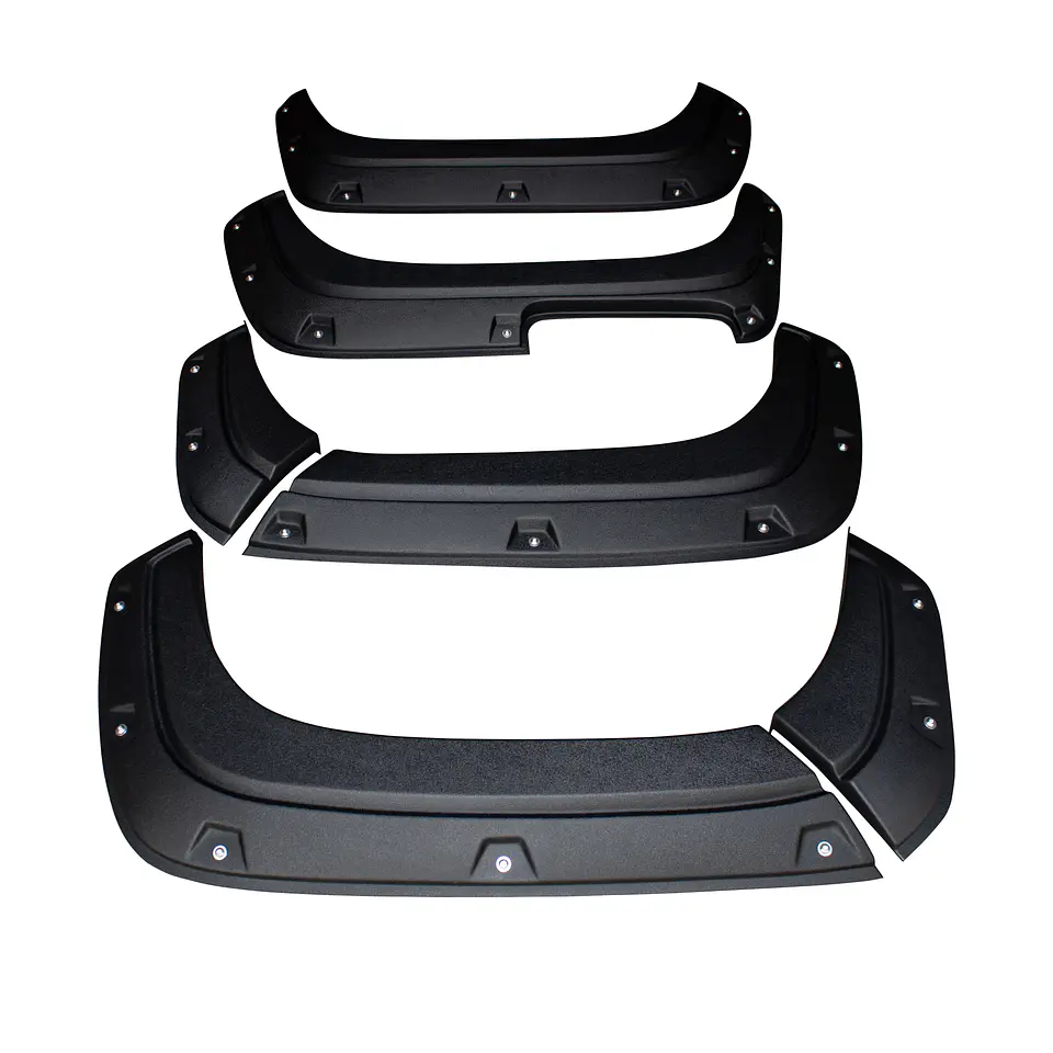 Extensiones de Tapabarro | Estilo Militar Texturizado | Mitsubishi L200 2024+ | Kangaroo Chile 8