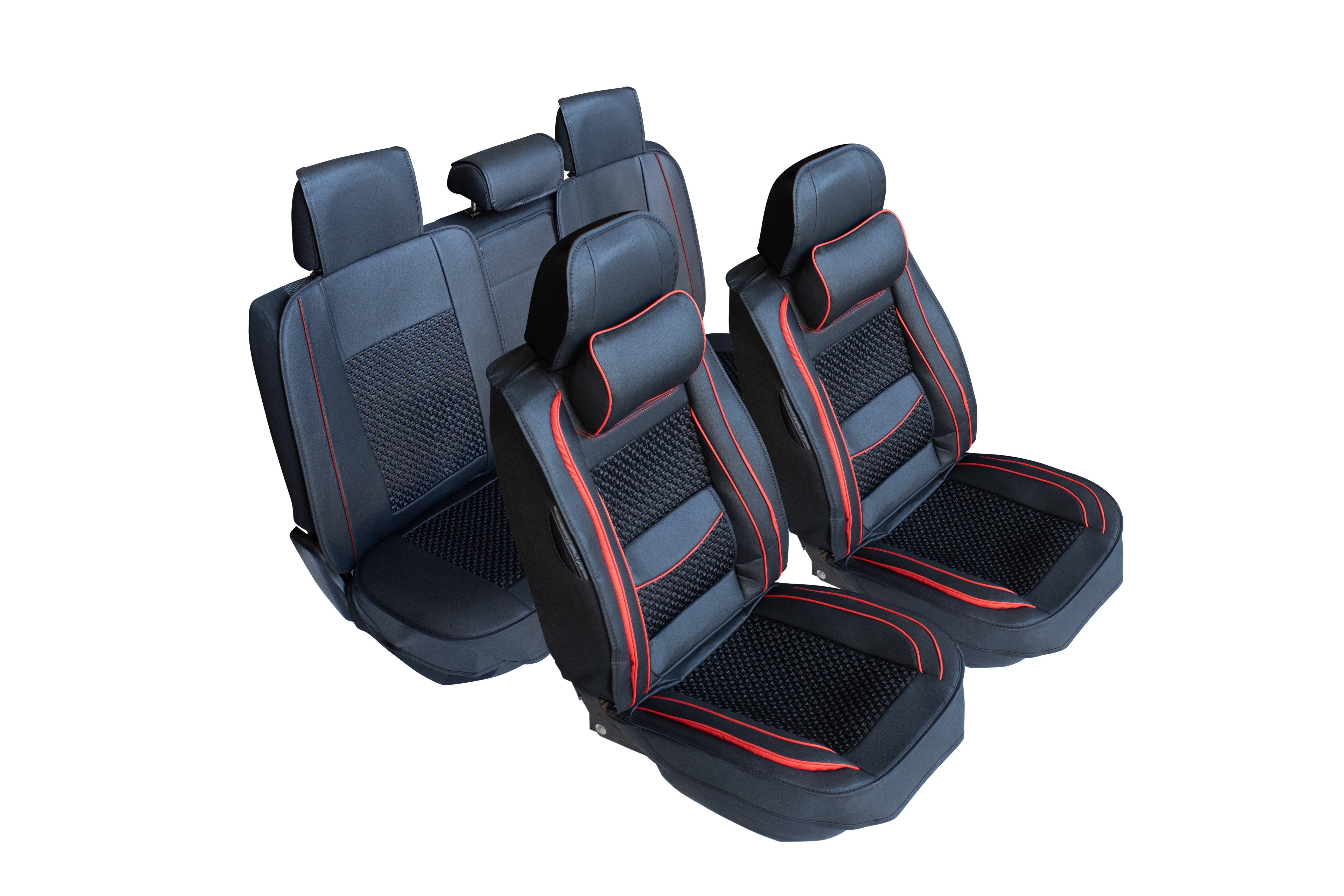 Cubre Asiento Ecocuero Universal para Camioneta Cabecera Memory Foam