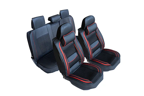 Cubre Asiento Ecocuero Universal para Camioneta Cabecera Memory Foam 