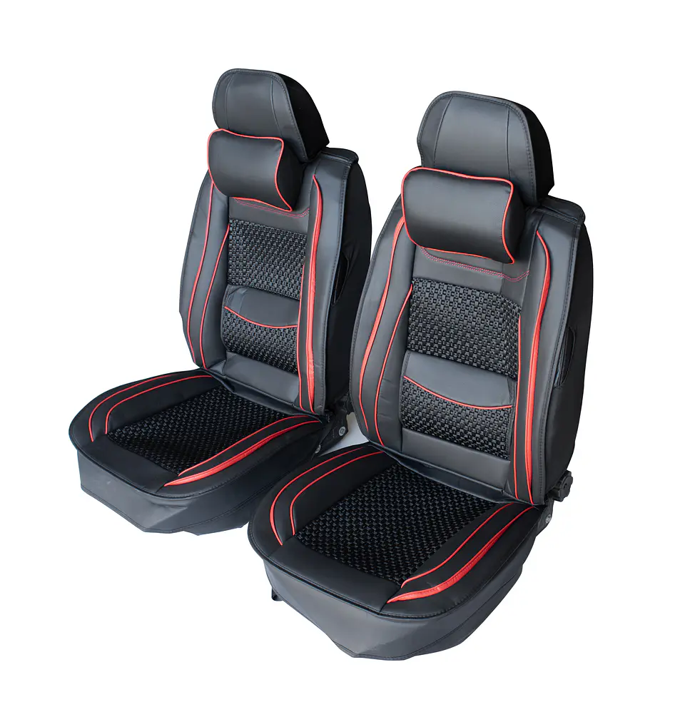 Cubre Asiento Ecocuero Universal para Camioneta Cabecera Memory Foam  2