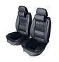 Cubre Asiento Ecocuero Universal para Camioneta Cabecera Memory Foam Negro - Miniatura 2