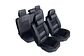 Cubre Asiento Ecocuero Universal para Camioneta Cabecera Memory Foam Negro - Miniatura 1