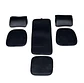 Cubre Asiento Ecocuero Universal para Camioneta Cabecera Memory Foam Negro - Miniatura 7