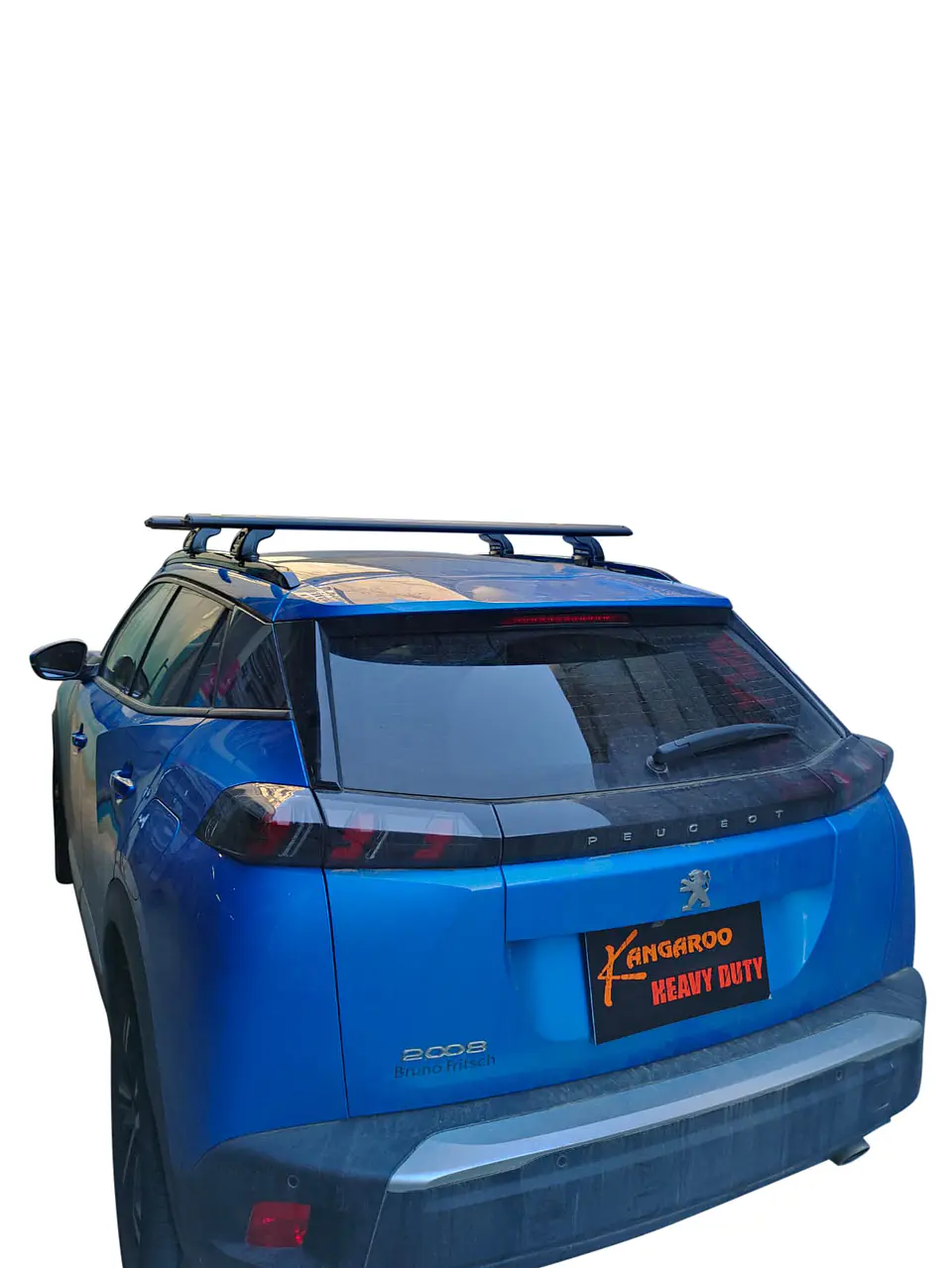 Barra de Techo Aluminio Peugeot 2008 – Portaequipaje Reforzado 130 cm con Llaves de Seguridad 5