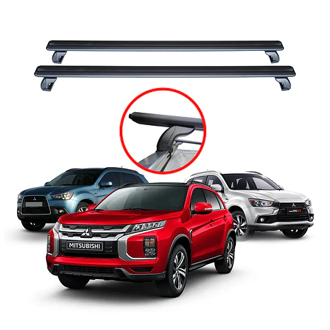 Barra de Techo de Aluminio para Mitsubishi ASX 2011+ | Porta Equipaje 150kg | Kangaroo Chile