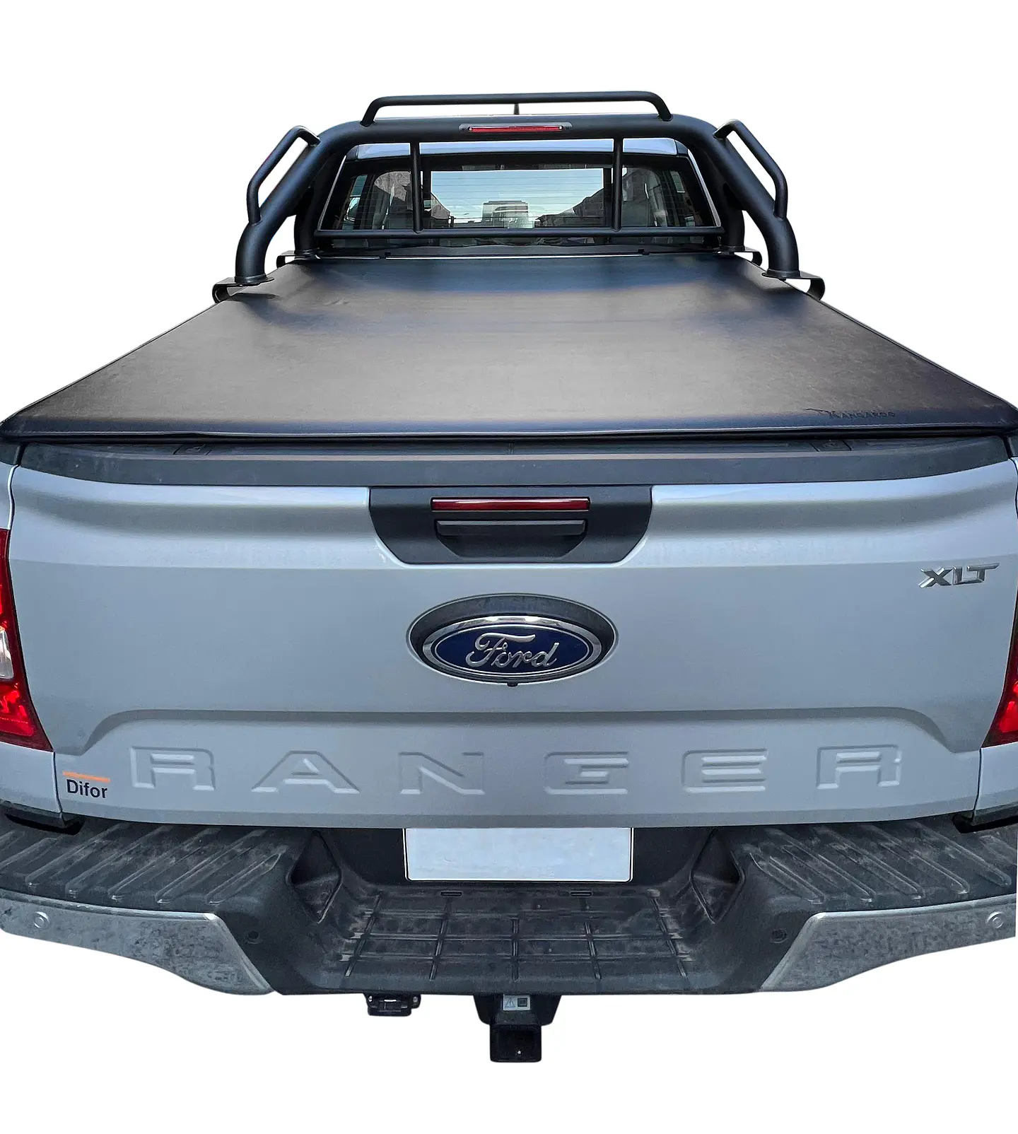 Barra Antivuelco Fierro Ford Ranger 2024+ | Luz de Freno y Base para Lona | Kangaroo Chile 7
