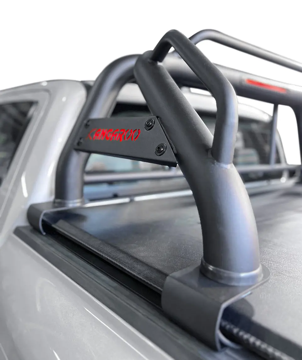 Barra Antivuelco Fierro Ford Ranger 2024+ | Luz de Freno y Base para Lona | Kangaroo Chile 8