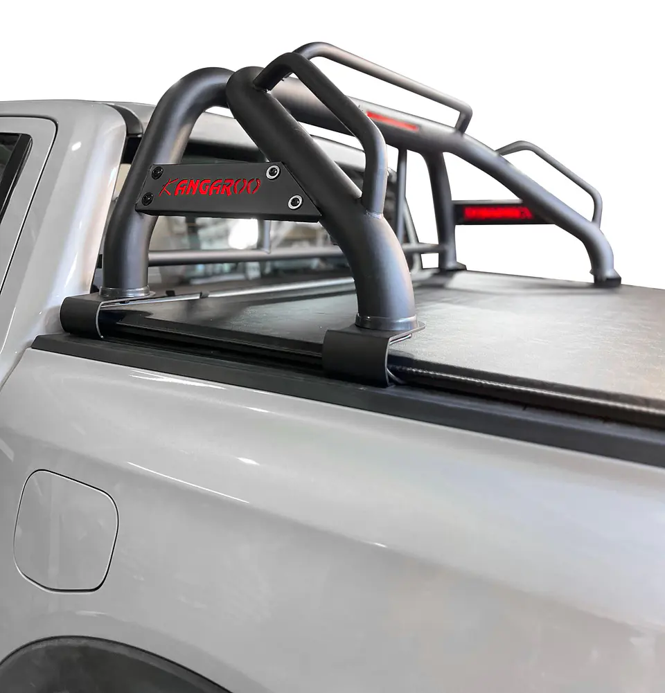 Barra Antivuelco Fierro Ford Ranger 2024+ | Luz de Freno y Base para Lona | Kangaroo Chile 11