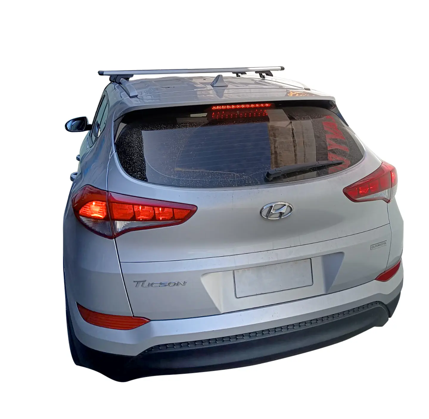 Barra de Techo Transversal Hyundai Tucson 130 cm – Portaequipaje con Seguridad Anti-Robo 7