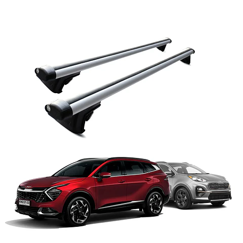 Barra de Techo Transversal Kia Sportage 2019+ – Portaequipaje con Seguridad Anti-Robo 130 cm