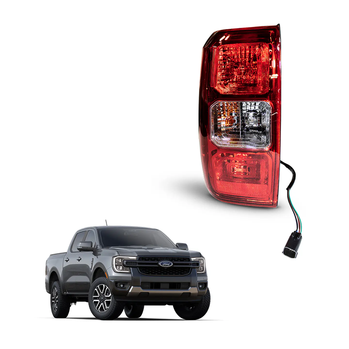 Farol Trasero Ford Ranger 2024+ Halógeno 1
