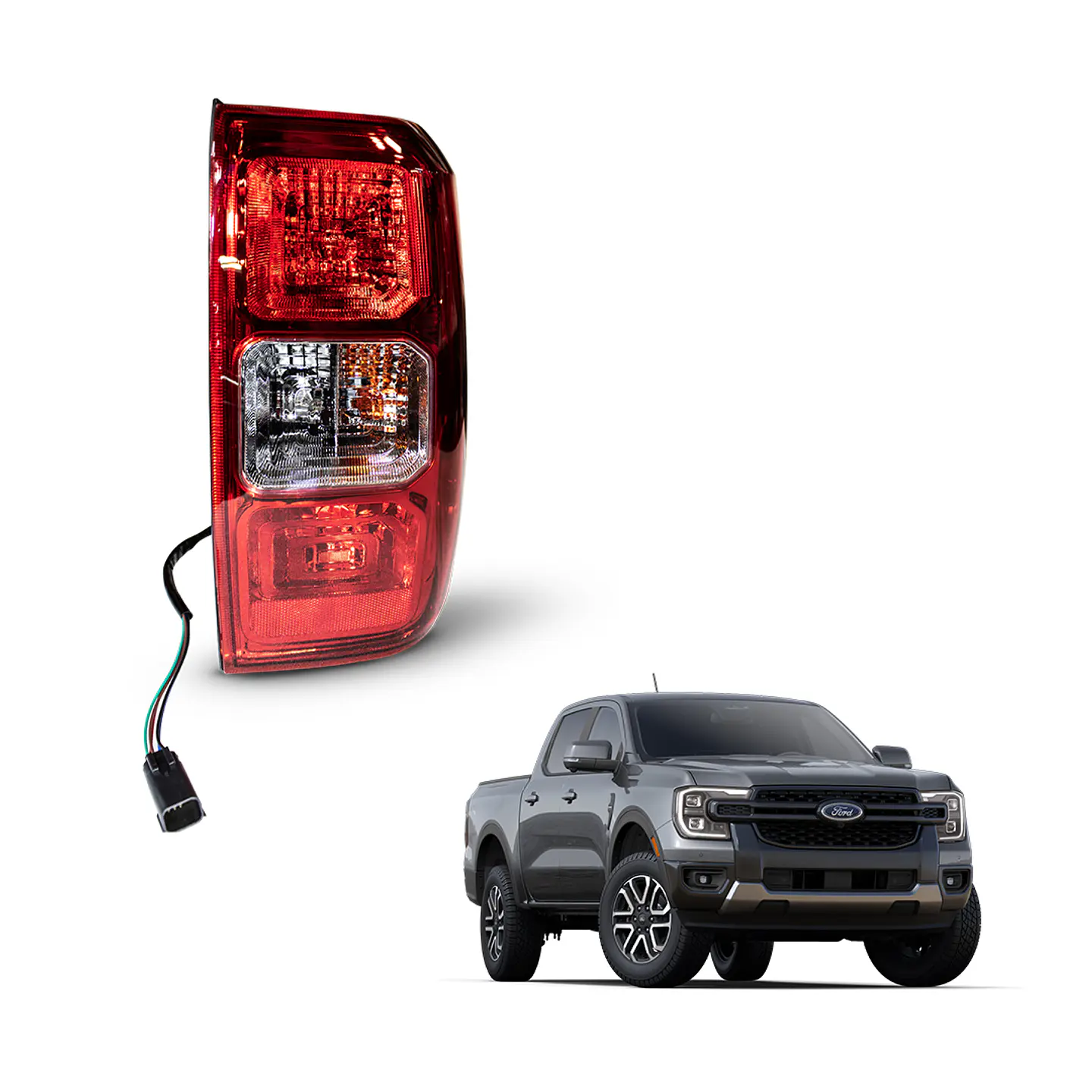 Farol Trasero Ford Ranger 2024+ Halógeno 5
