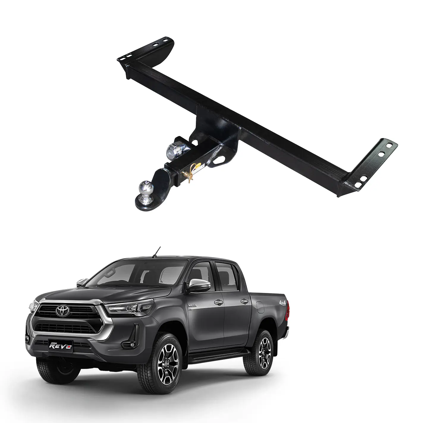 Enganche de Remolque Toyota Hilux Revo 2016+ | Extraíble con Coco de Arrastre | Kangaroo Chile 1