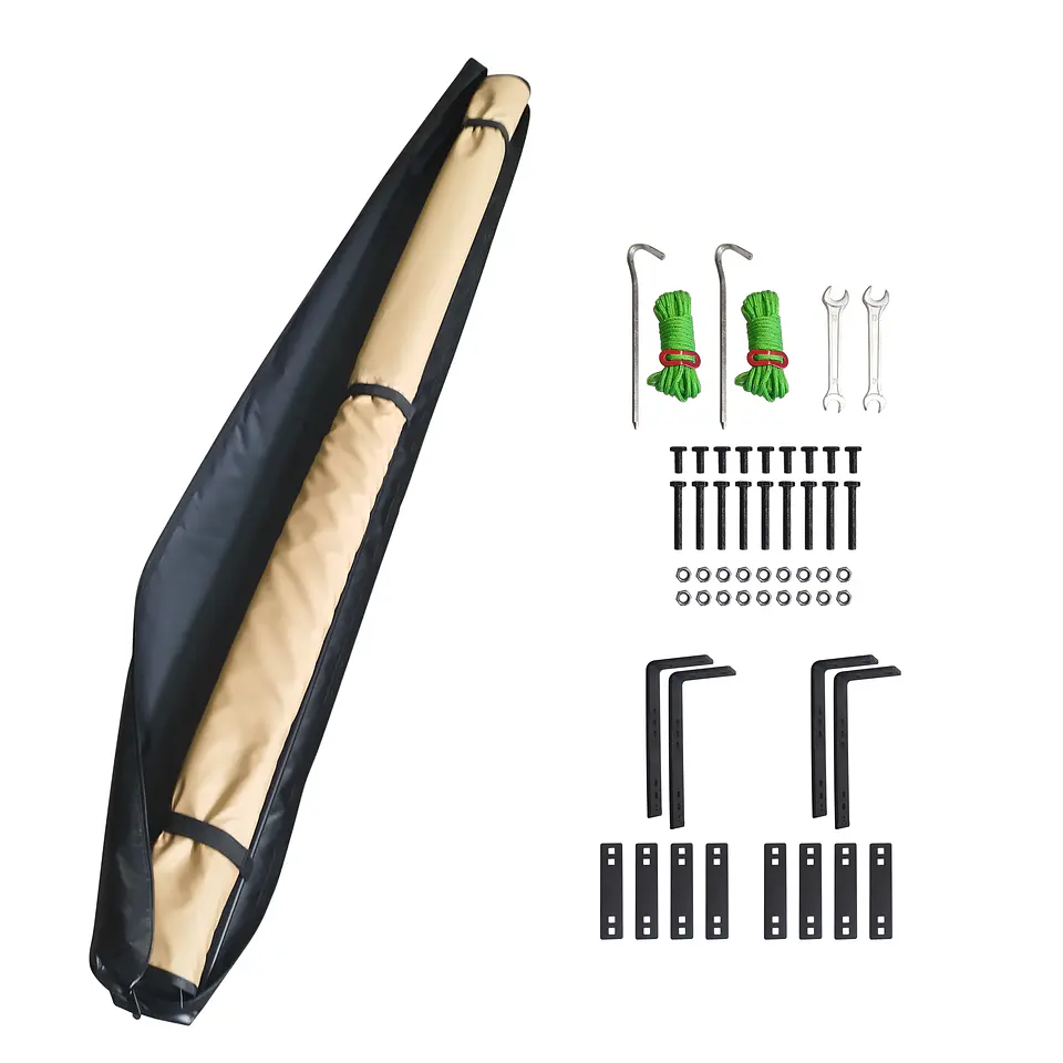 Toldo Lateral para Auto 2x2.5m | Ideal Camping y Paseos | Impermeable y Extensible | Kangaroo Chile 4