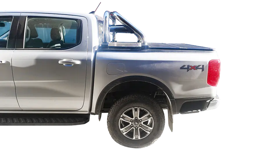 Barra Antivuelco Acero Inoxidable Ford Ranger 2024+ | Luz de Freno y Base para Lona | Kangaroo Chile 7