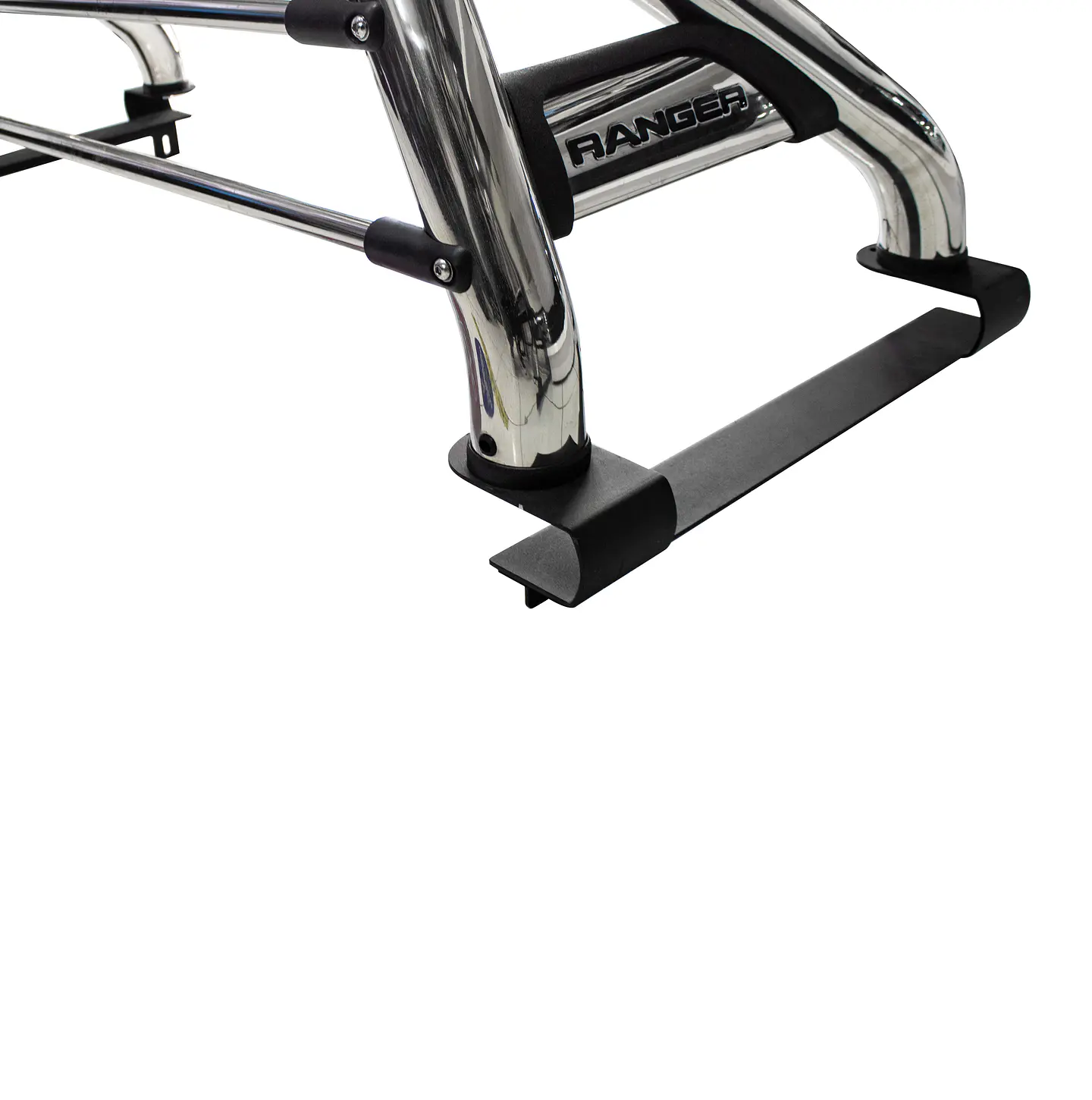 Barra Antivuelco Acero Inoxidable Ford Ranger 2024+ | Luz de Freno y Base para Lona | Kangaroo Chile 3