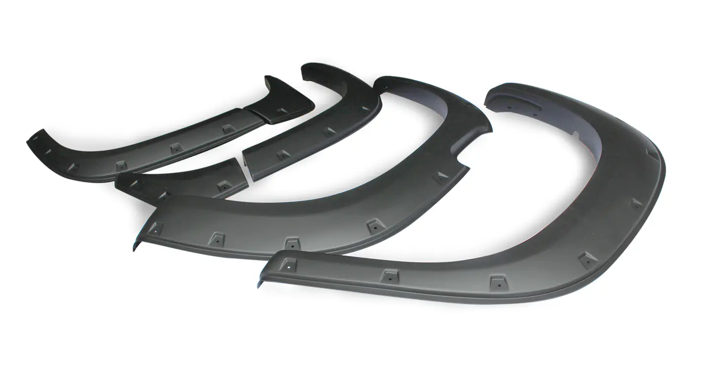 Extensiones de Tapabarro Mitsubishi L200 2019–2023 | ABS Negro Estilo Militar con Kit de Instalación 2