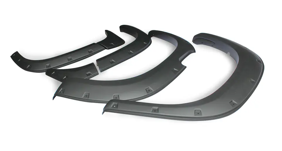 Extensiones de Tapabarro Mitsubishi L200 2019–2023 | ABS Negro Estilo Militar con Kit de Instalación 2