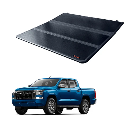Tapa Rígida TRIFOLD Mitsubishi L200 2024+ | Aluminio Texturizado | Kangaroo Chile