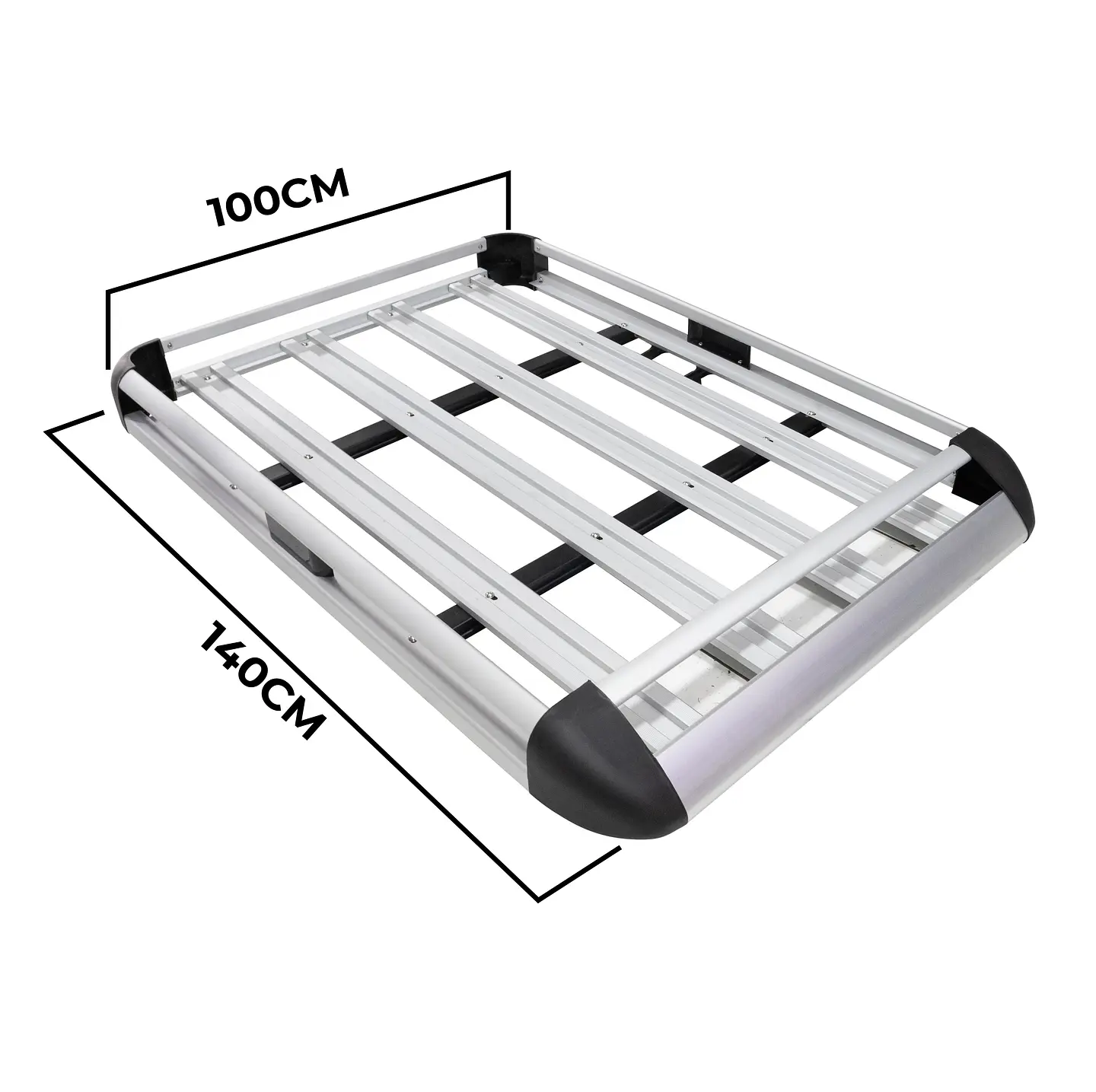 Parrilla de Techo  4x4 Universal | Aluminio con Barras Transversales | Kangaroo Chile 4