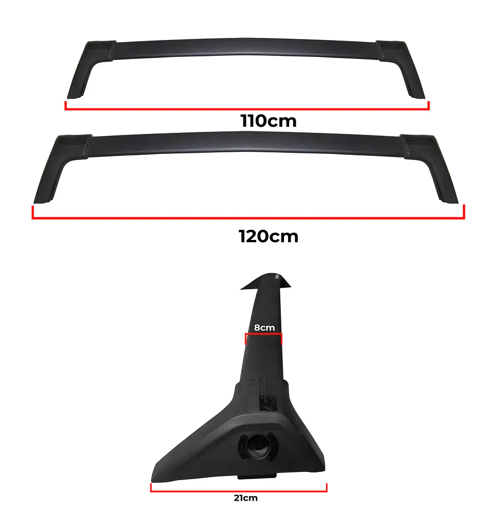 Barras de Techo Toyota RAV4 2019-2025 – Perfil de Techo Original 4