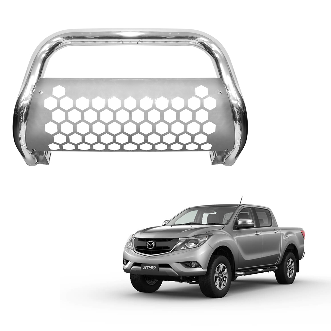 Defensa Frontal Acero Inoxidable