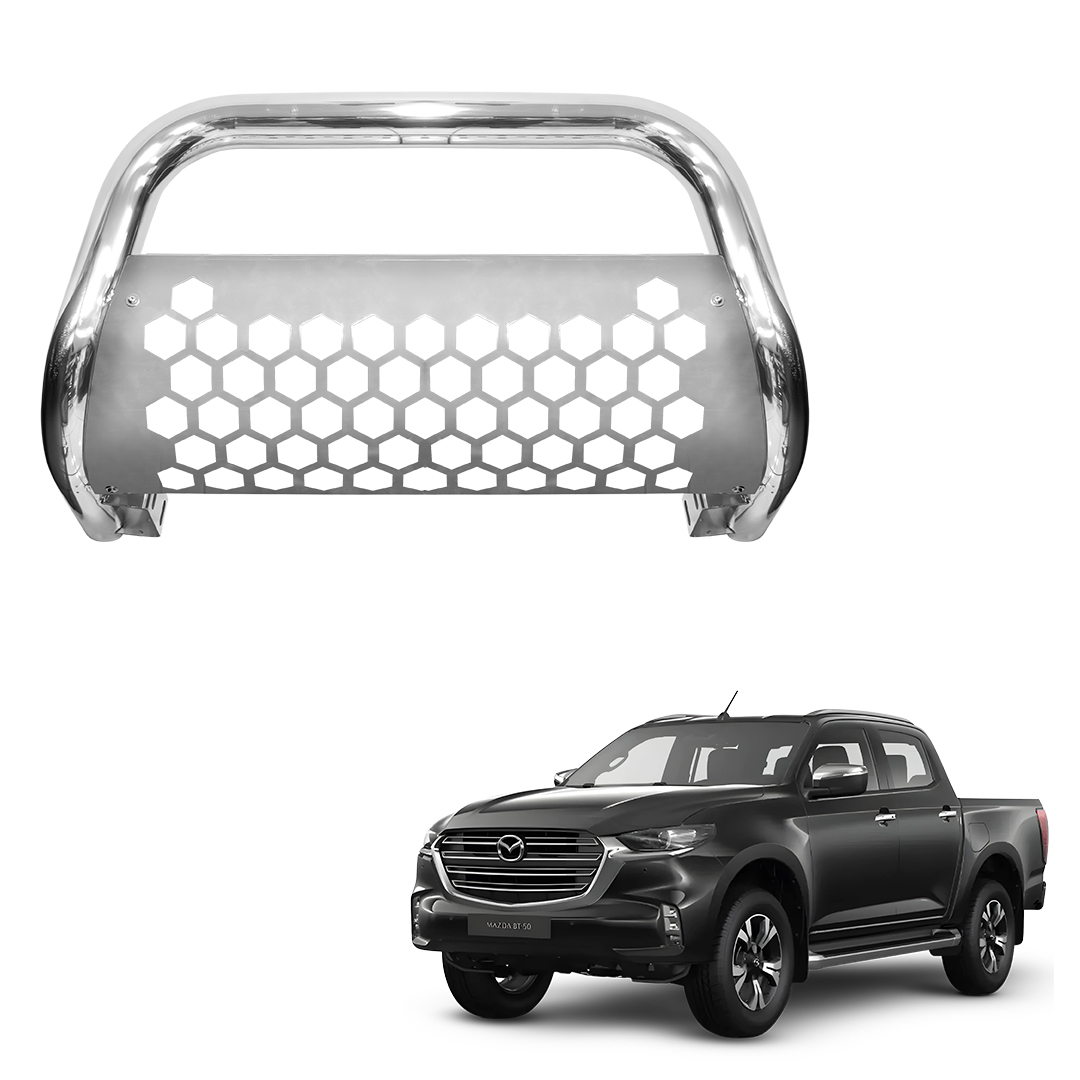 Defensa Frontal Acero Inoxidable
