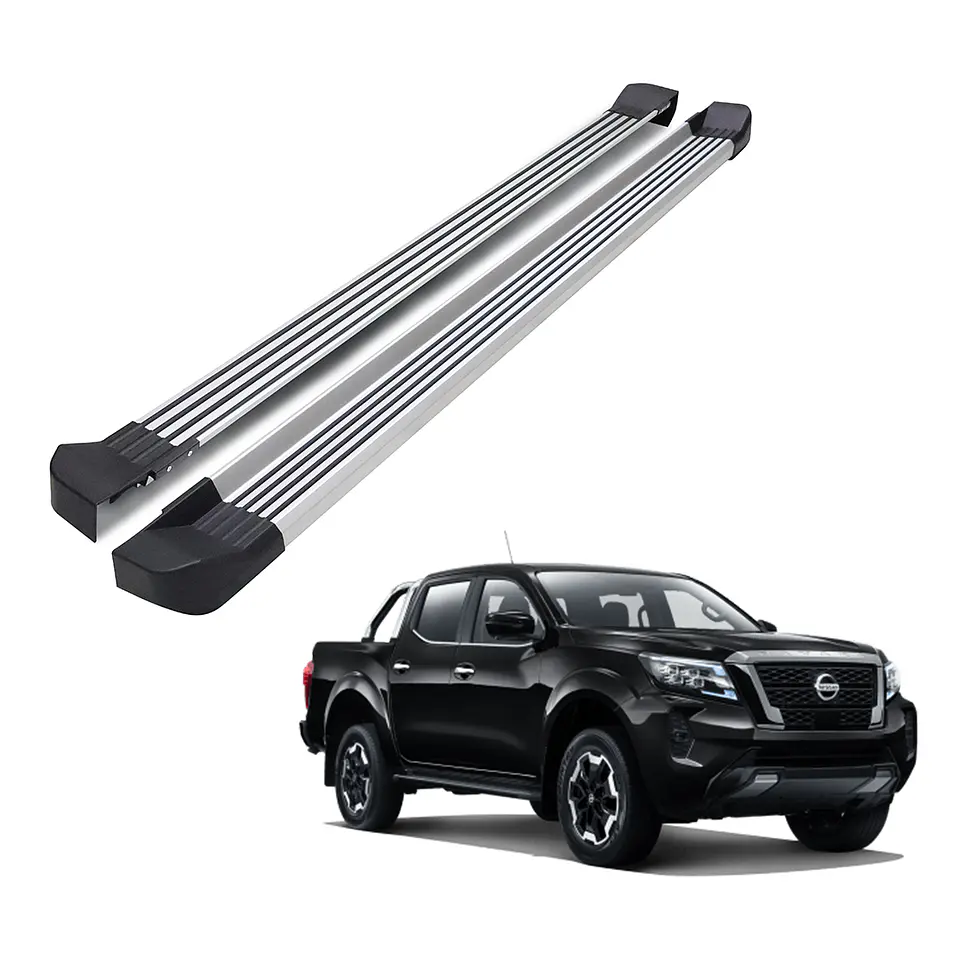Set de Pisaderas Nissan Navara 2022-2025 | Aluminio y Anclaje Original | Kangaroo Chile 1