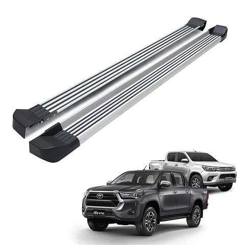Kit de Pisaderas para Toyota Hilux Revo | Aluminio y Alta Resistencia