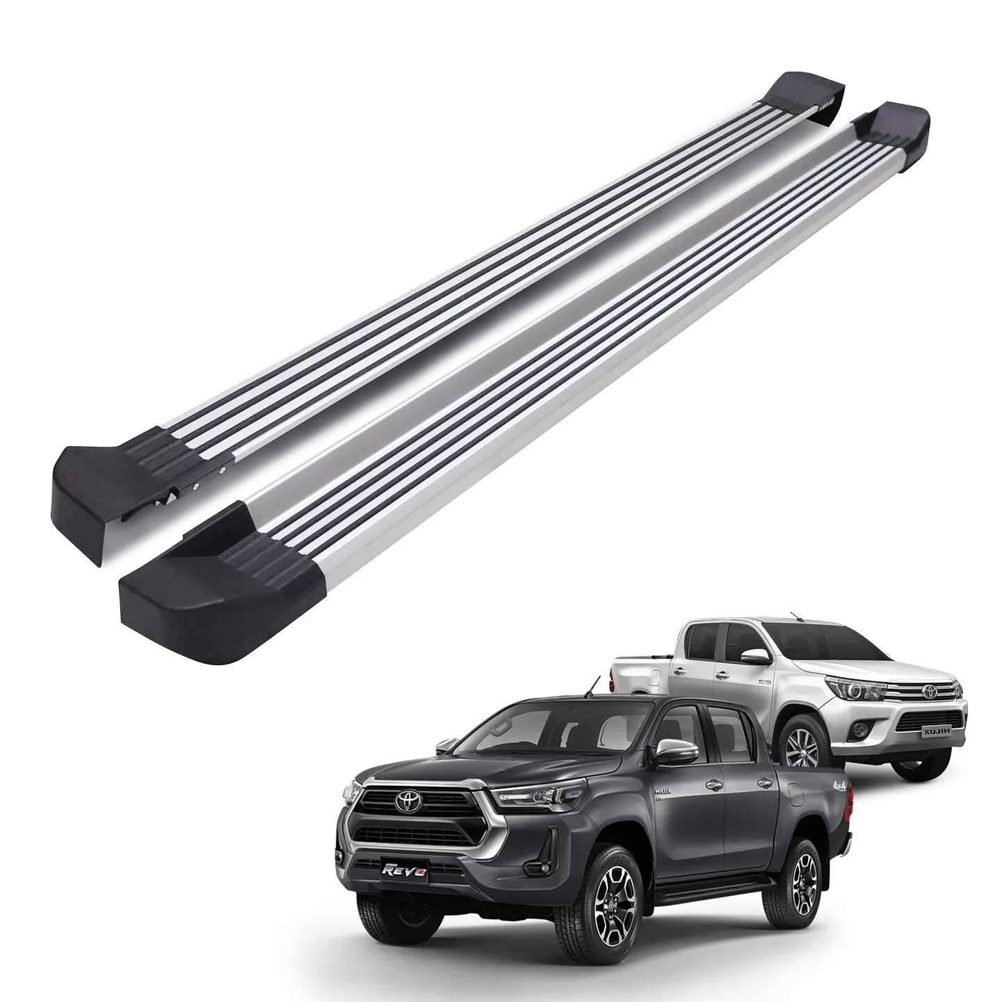 Kit de Pisaderas para Toyota Hilux Revo | Aluminio y Alta Resistencia 1