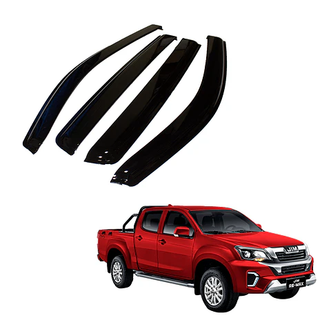 Aletas Bota Agua JIM RE-MAX 2025 ABS Negro – Instalación fácil con cinta 3M