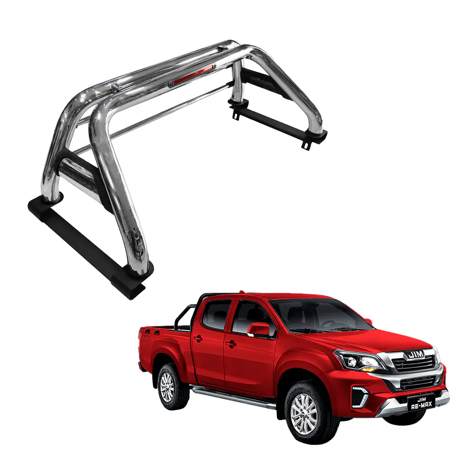 Barra Antivuelco Acero Inoxidable Jim Re-Max 2025 | Luz de Freno y Base para Lona | Kangaroo Chile 1