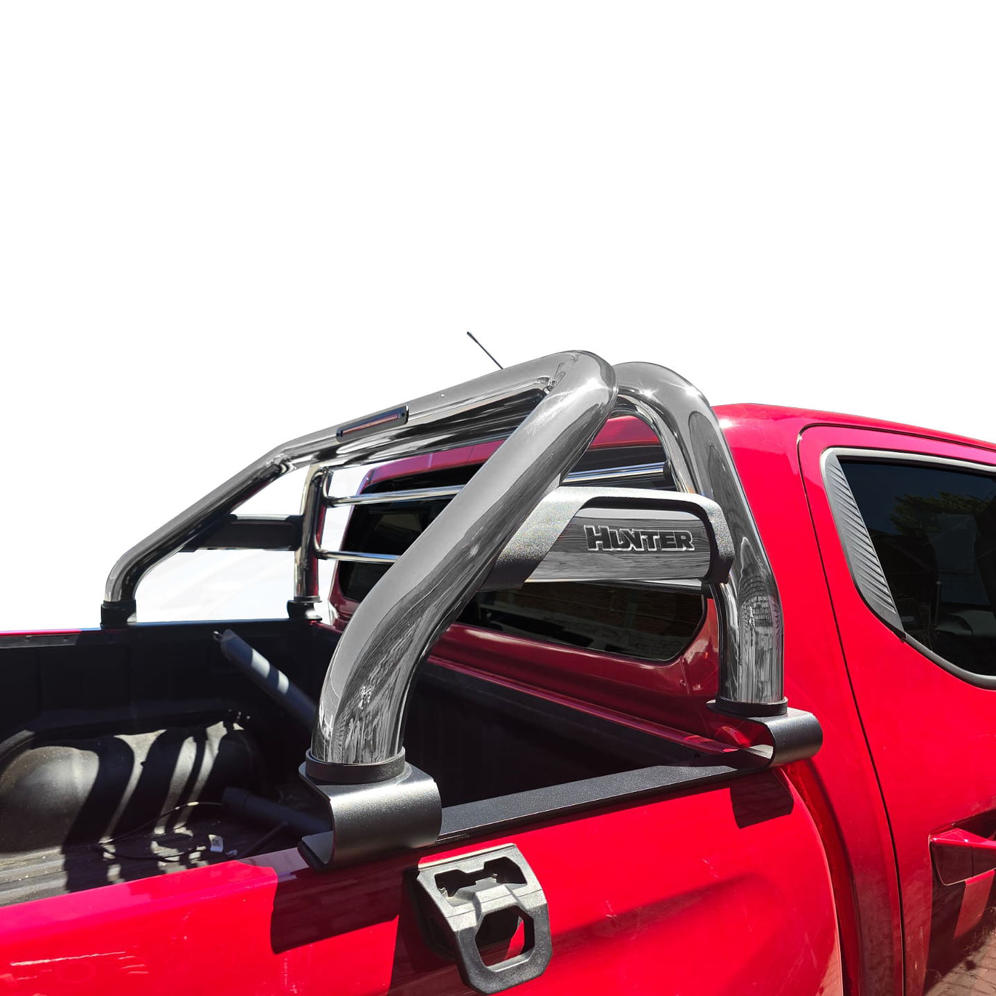 Barra Antivuelco Acero Inoxidable Changan Hunter | Luz de Freno y Base para Lona | Kangaroo Chile 5