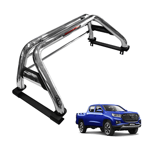 Barra Antivuelco Acero Inoxidable Changan Hunter | Luz de Freno y Base para Lona | Kangaroo Chile