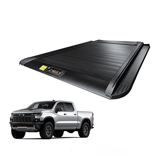 Tapa Retráctil Manual para Camionetas Pick Up Chevrolet Silverado 2020+ Doble Cabina | Alta Resistencia, Seguridad y Diseño Premium – Kangaroo Chile