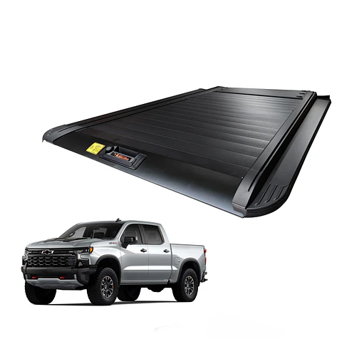 Tapa Retráctil Manual para Camionetas Pick Up Chevrolet Silverado 2020+ Doble Cabina | Alta Resistencia, Seguridad y Diseño Premium – Kangaroo Chile