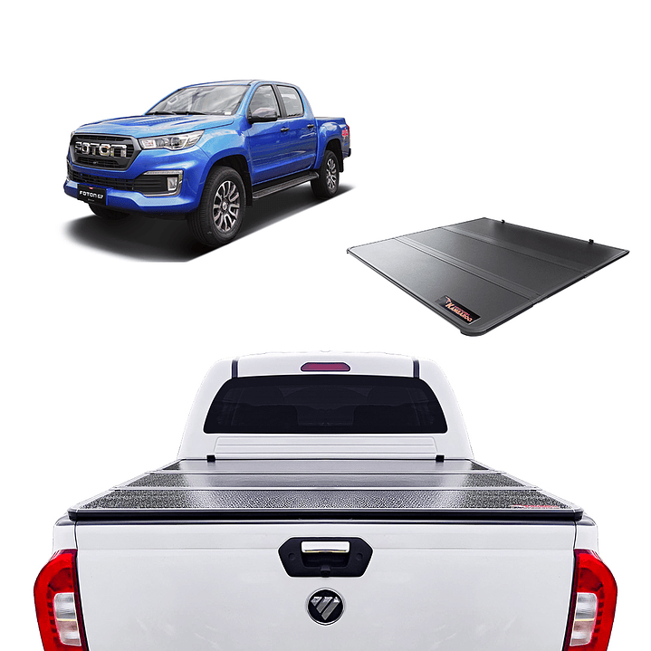 Tapa Rígida TRIFOLD Foton G7 | Aluminio Texturizado | Kangaroo Chile 1