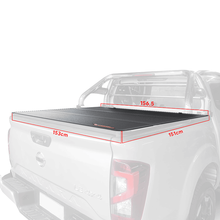 Tapa Rigida Trifold Nissan Navara 2021+ 5