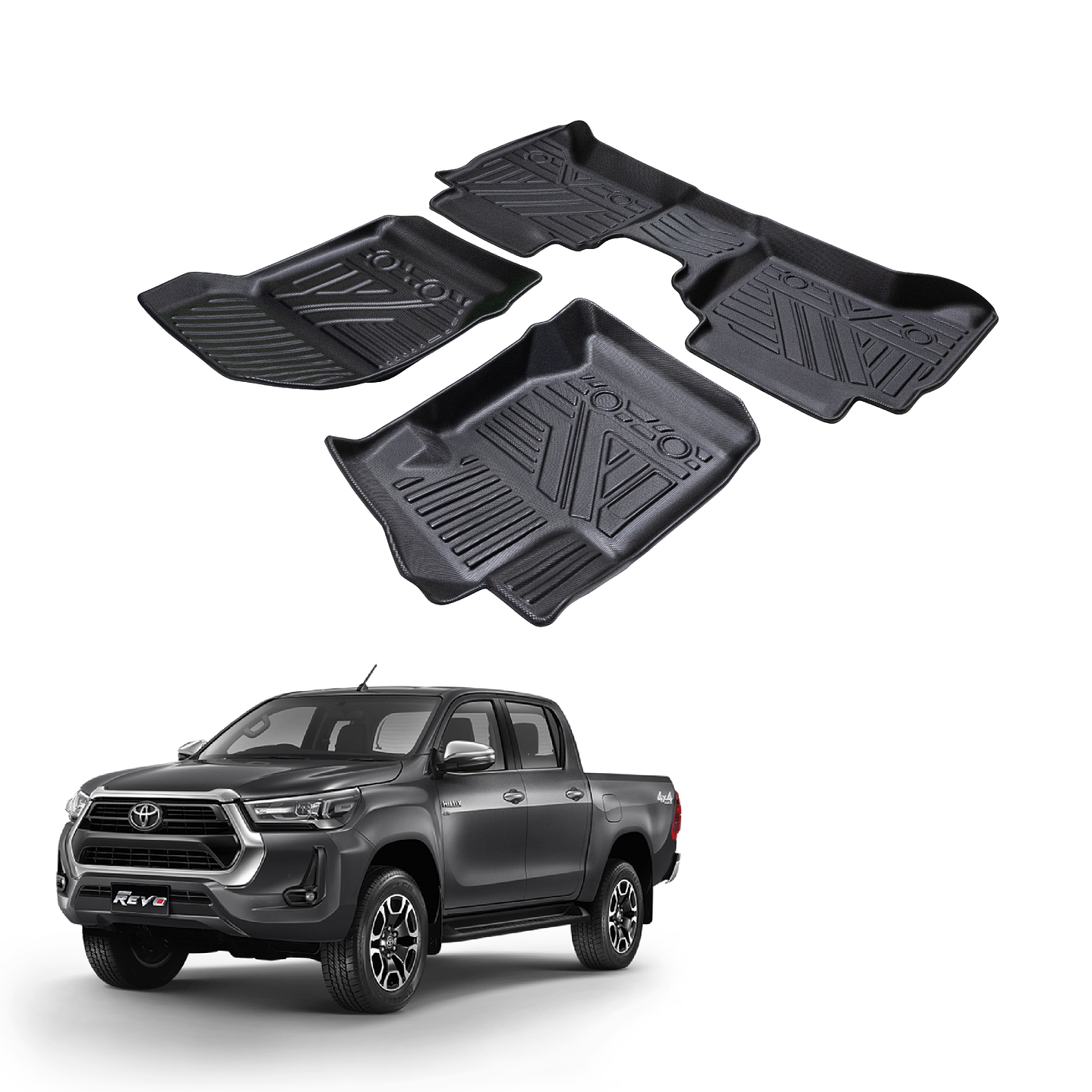 Piso de Calce Perfecto para Toyota Hilux Revo 2016–2025 1