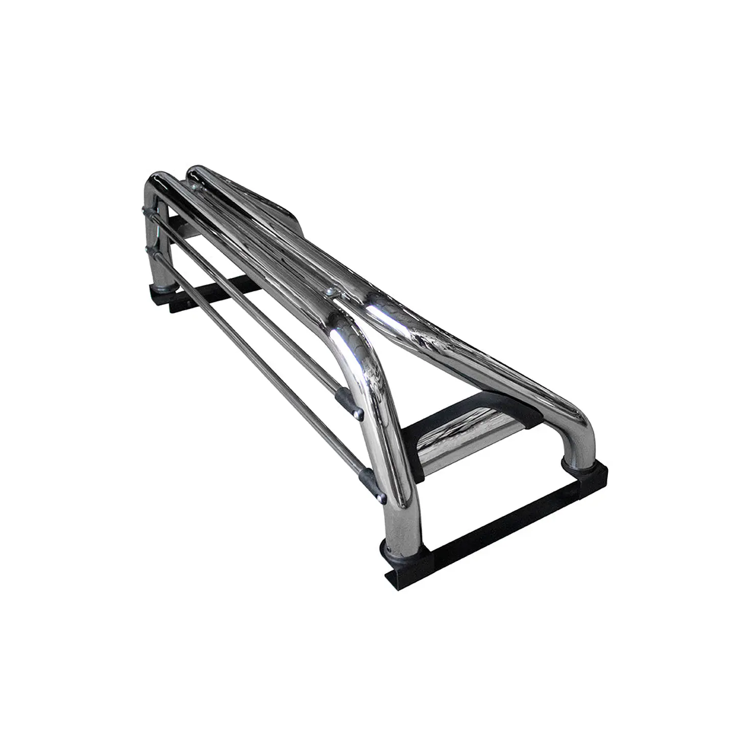 Barra Antivuelco Acero Inoxidable JAC T8 | Con Luz de Freno y Base para Lona | Kangaroo Chile- COPIAR 3