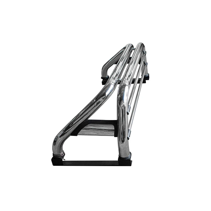 Barra Antivuelco Acero Inoxidable JAC T8 | Con Luz de Freno y Base para Lona | Kangaroo Chile- COPIAR 4
