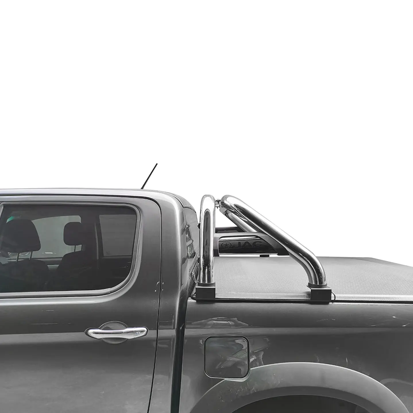 Barra Antivuelco Acero Inoxidable JAC T8 | Con Luz de Freno y Base para Lona | Kangaroo Chile- COPIAR 7