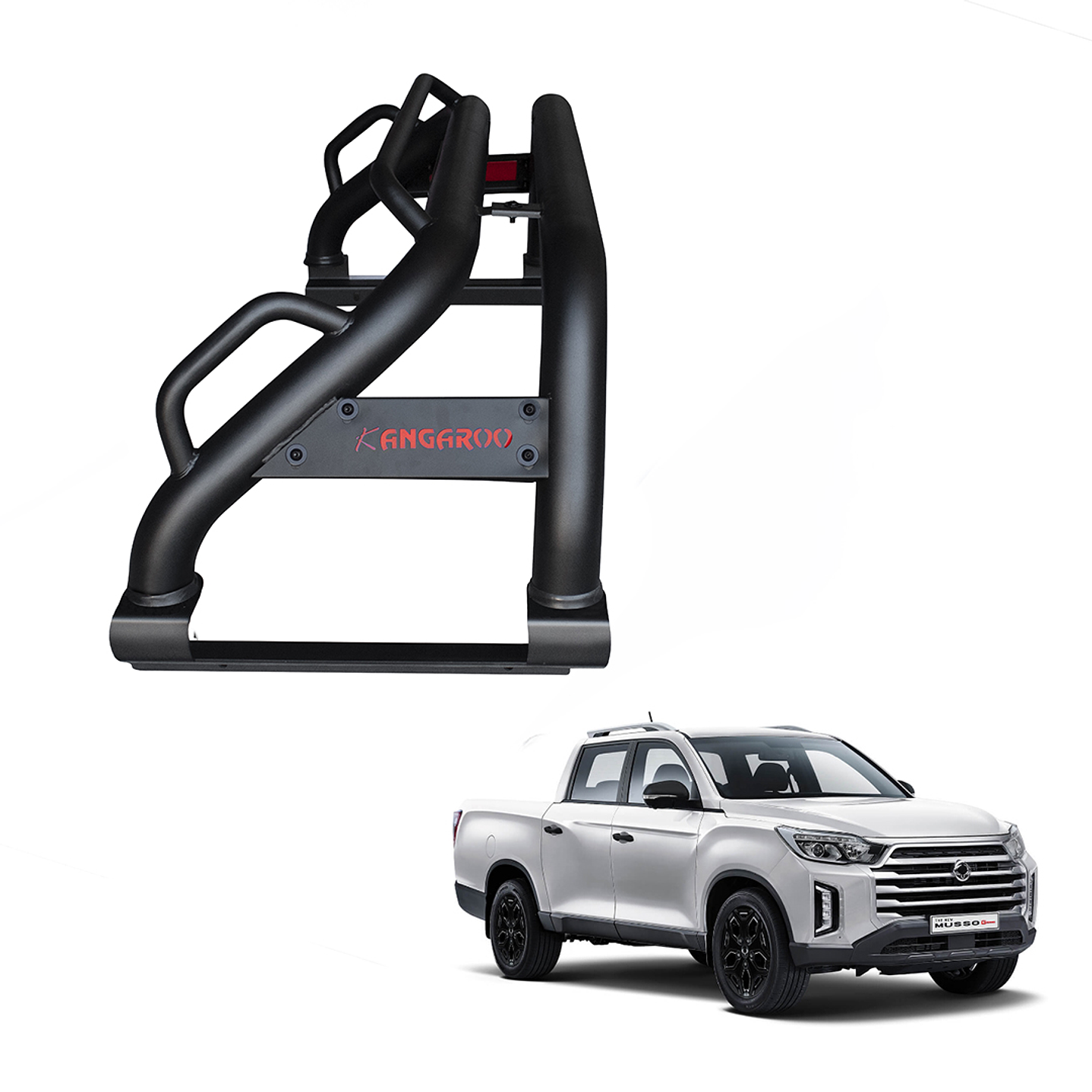 Barra Antivuelco Texturizada para SsangYong Musso – Seguridad y Protección Garantizada 1