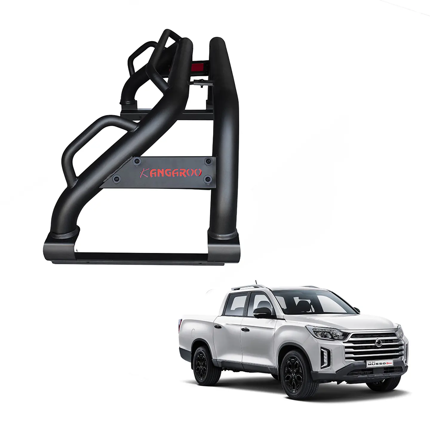 Barra Antivuelco Texturizada para SsangYong Musso – Seguridad y Protección Garantizada 1