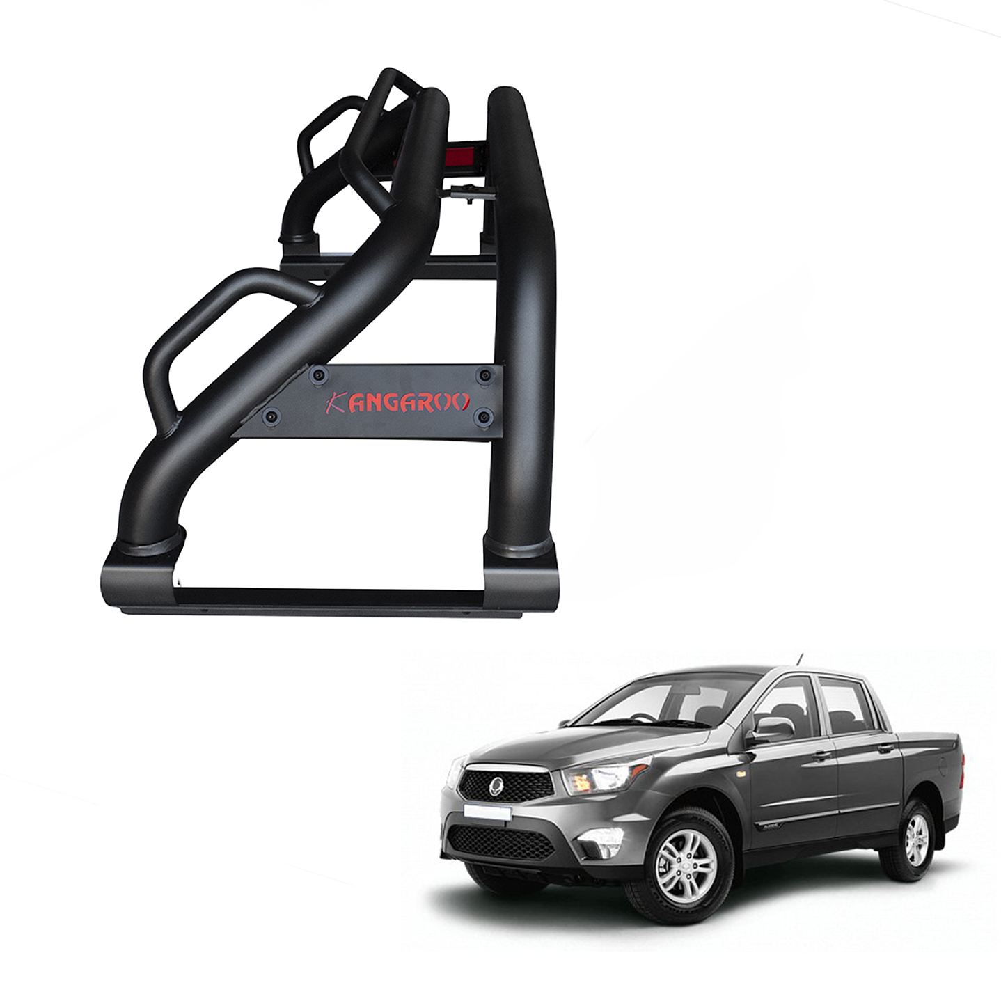 Barra Antivuelco Texturizada para SsangYong Actyon – Seguridad y Protección Garantizada 1