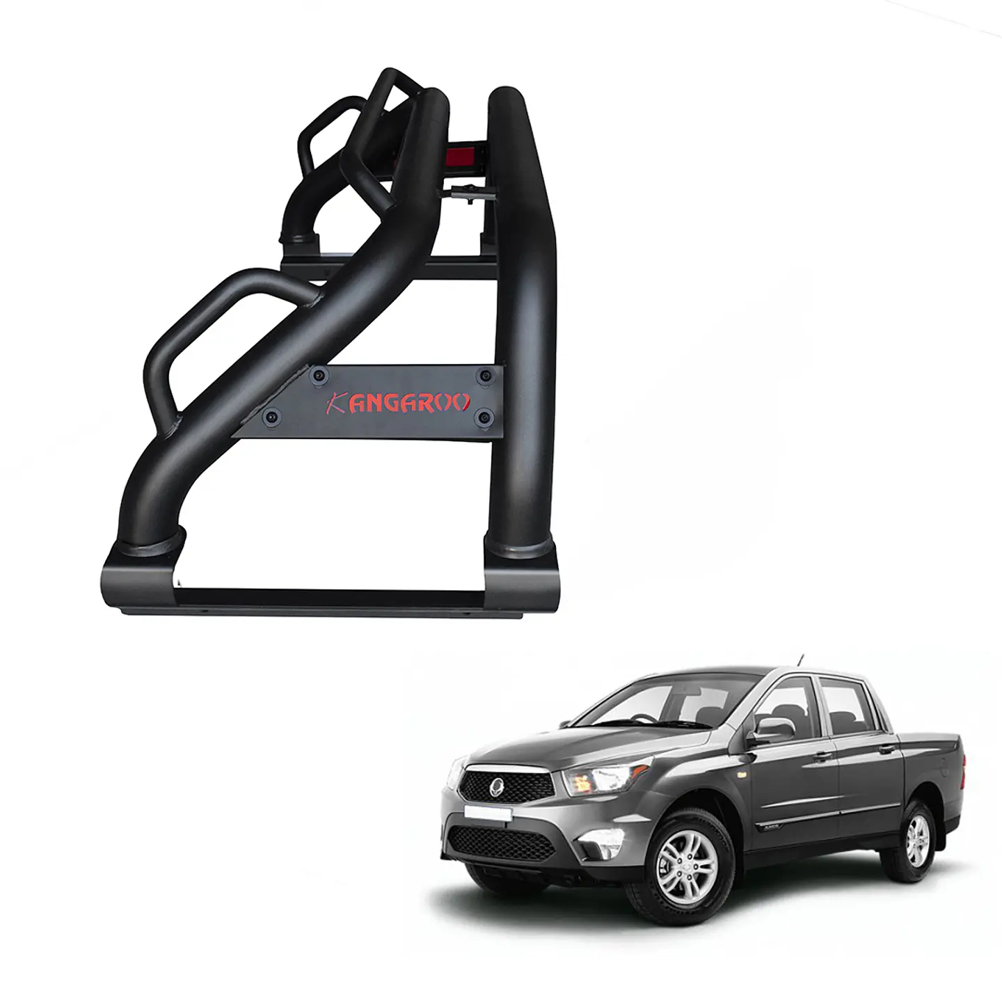 Barra Antivuelco Texturizada para SsangYong Actyon – Seguridad y Protección Garantizada 1