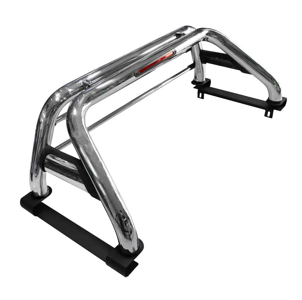 Barra Antivuelco Acero Inoxidable Peugeot Landtrek | Luz de Freno y Base para Lona | Kangaroo Chile 3