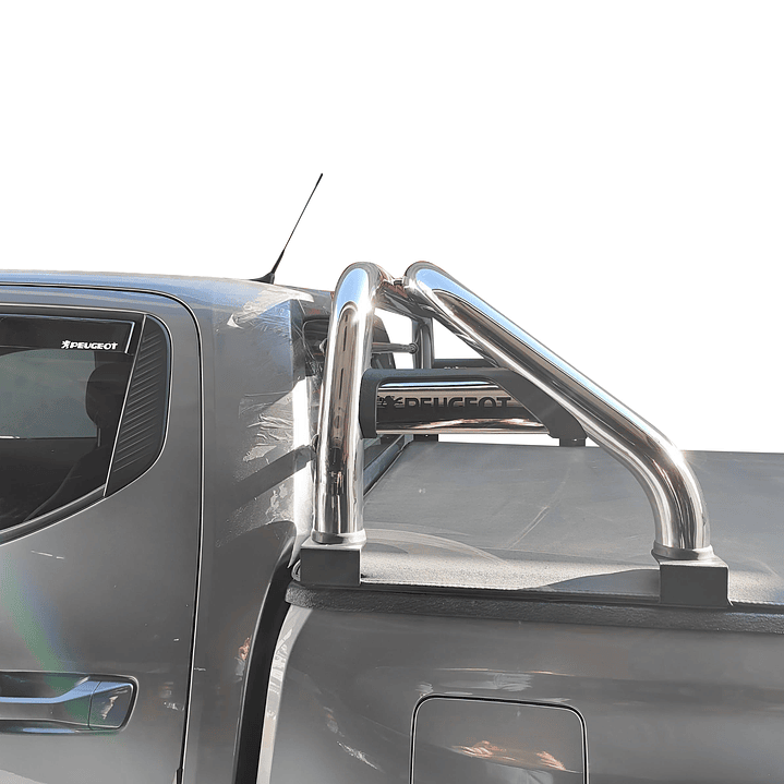 Barra Antivuelco Acero Inoxidable Peugeot Landtrek | Luz de Freno y Base para Lona | Kangaroo Chile 5