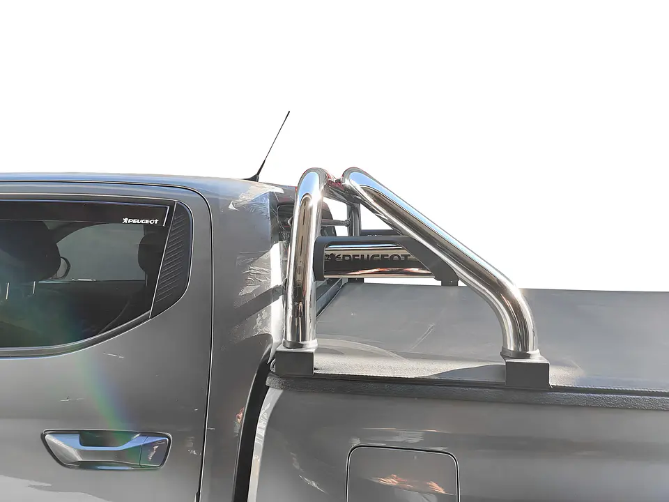 Barra Antivuelco Acero Inoxidable Peugeot Landtrek | Luz de Freno y Base para Lona | Kangaroo Chile 5